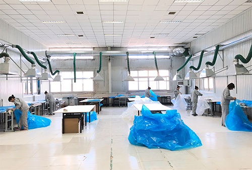 工業(yè)級防銹袋生產(chǎn)車間